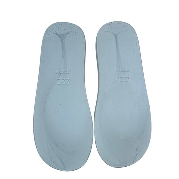 Mini Melissa Girl's White Rubber Lace Up Sneaker Size 8 - Picture 7 of 7